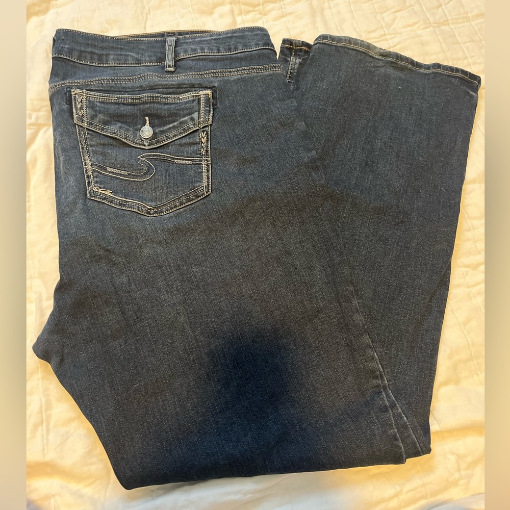 Silver Jeans Dark Indigo Denim